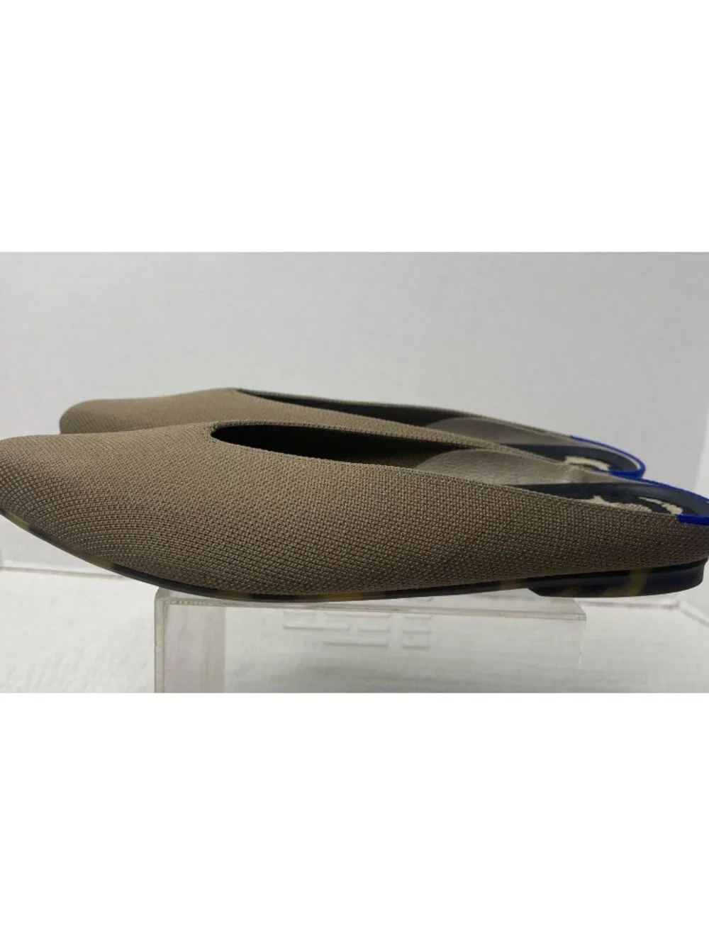 Rothy's Almond Demi Mules Women 10 Portobello Knit Washable Slip-on Flats NWOB